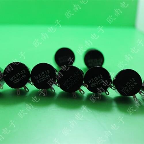 [VK] Single winding wirewound potentiometer WX13-12 WX1-5B 1W 33 47 56 68 R 1K Omega; switch