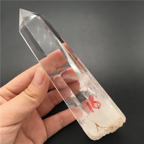 1pcs High Quality Natural Clear Quartz Wand Point Reiki Healing Fengshui Home Decoration Gift