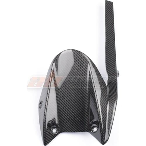 Rear Hugger Mud Guard Fender For Triumph Street Triple R S RS 2016-2019 Carbon Fiber