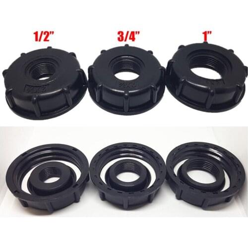 1/2 inch 3/4 inch 1 inch Thread IBC Tank Adapter Tap Connector Replacement Valve Fitting For Home Garden Water Connectors