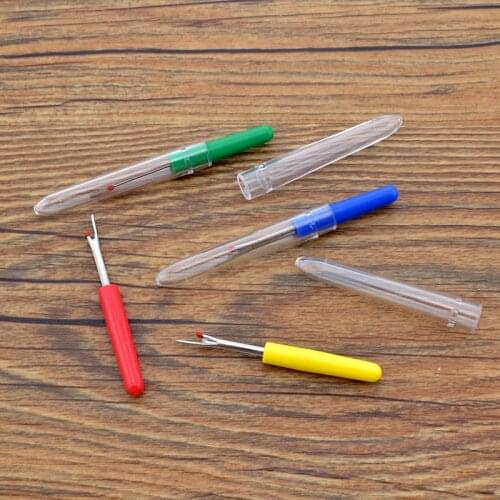 1PC Safe Plastic Handle Pointed Stitches Removed Tool DIY Craft Thread Cutter Seam Ripper Cross Stitch Sewing Accessories Tools
