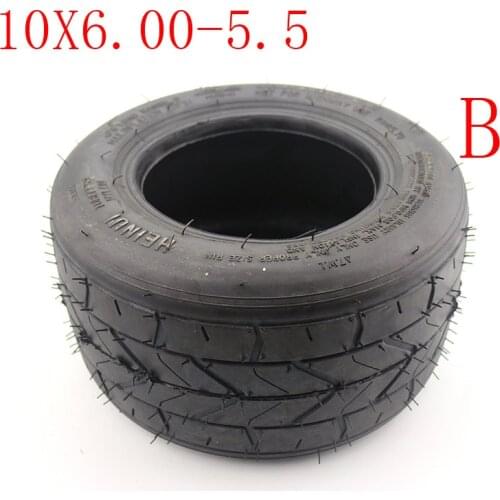 10 Inch Widened Vacuum Tyres 10x6.00-5.5 10*6.00-5.5 for Small Motorcycle Tubeless Tires Electric Scooter Motor