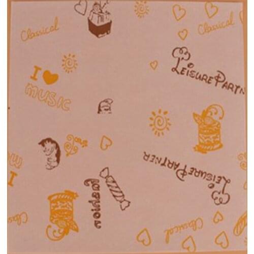 18 * 18cm Bento Cake Box Pad Paper Burger Cake Oilproof Paper Plate Paper Wrapping Baking Oil Absorbent Paper Kitchen frying pap