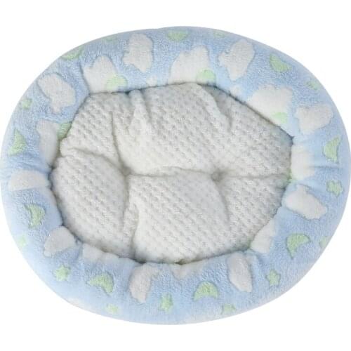 2021 Pet Cat Bed Dog Bed Thickened Pet Soft Fleece Pad Blanket Bed Mat Cushion Home Portable Washable Rug Keep Warm Soft Cat Bed