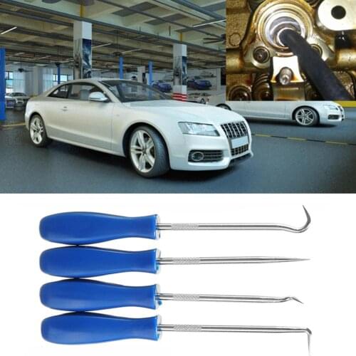 4PCS/Set Durable Car Remover Tool Set Auto Car Pick and Hook Set O Ring Oil Seal Gasket Puller Remover Craft Hand Mechanic Tools