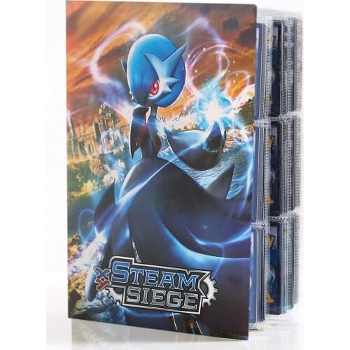 9 Pocket Big Pokemon Album Cards Book Cartoon Anime XY Collection Holder Pokémon Playing Game Map Binder Folder Kids Toys Gift