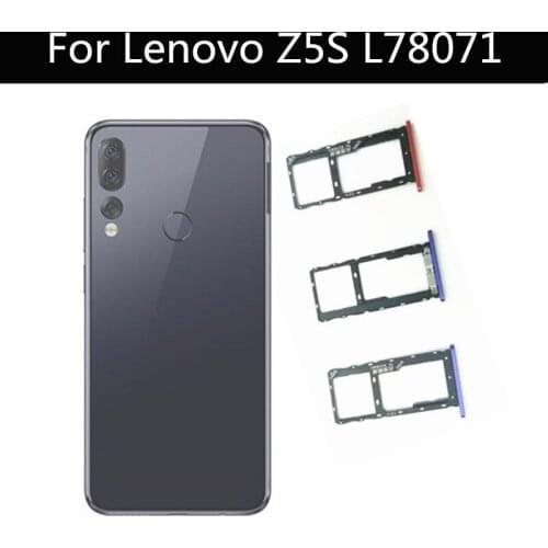 SIM Card Slot Holder For Lenovo Z5S L78071 Micro SD Card Slot Tray Socket Adapter Replacement Repair