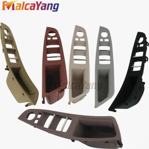 For BMW 5 series F10 F11 F18 LHD Left Front Door Interior Door Panel Drivers Seat Button Switch Frame Storage Box 1pc
