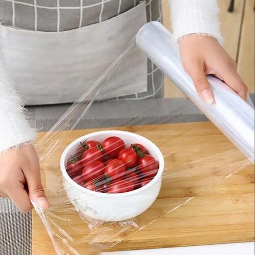 40%HOTDisposable Fruits Vegetables Plastic Wrap Fresh-keeping Food Storage ClingS1 Film