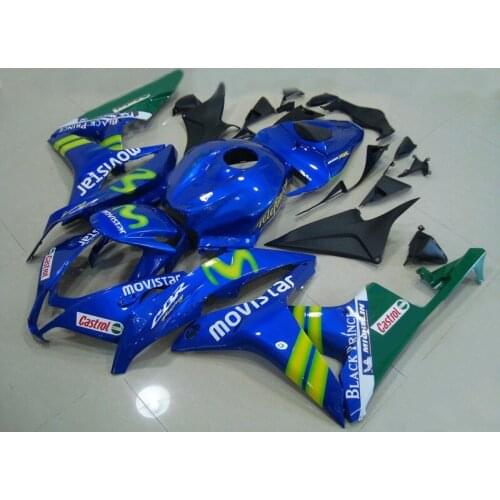 Injection moulding blue body repair parts for CBR 600 RR fairings 2007 2008 bodyworks cbr600rr 07 08 D
