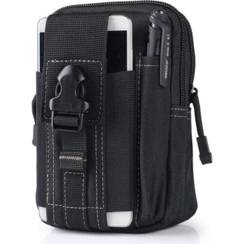 Men Tactical Belt Molle Bag Outdoor Hunting Camouflage Waist Bag Hip Pack Mountaineering Hiking Fanny Bag Utility Bag