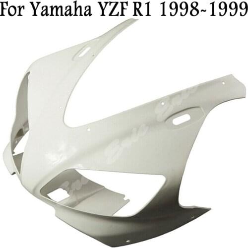 New Motorcycle Unpainted Upper Front Cowl Nose Fairing For Yamaha YZF R1 1998-1999