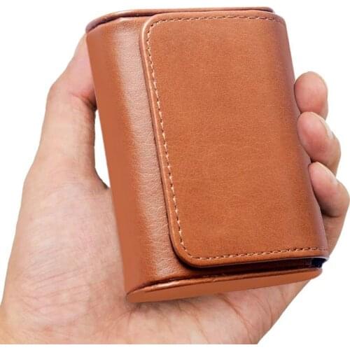 New Original TONEKING Leather Case In Ear Earphone Bag Box Headphones Portable Case Headphone Accessories Headset Storage Bag