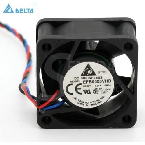 For delta EFB0405VHD 4020 40mm 4cm DC 5V 0.50A server inverter blower axial cooling fans
