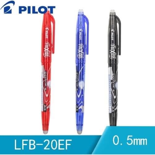 Pilot Frixion Erasable Gel Ink Pen 1 pcs LFB-20EF Medium Tip 0.5 Mm for Student Office Writing Supplies Stationery Pen