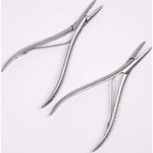 Flat /U Shape Stainless Steel Hair Extension Pliers Multi-Functi Hair Extension Tools For micro ring/link/beads/ apply remove