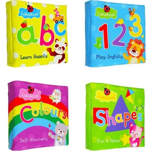 Early Education Book Baby Learning ABC Alphabet Letter Color Shape Baby Cloth Book Cognitive Educational Learning Toys
