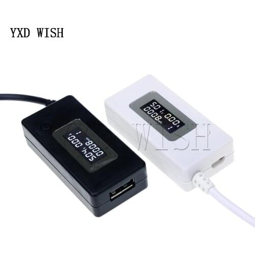 LCD USB Voltage/Amps Power Meter Tester Multimeter Test Speed of Chargers Cables Capacity of Power Banks