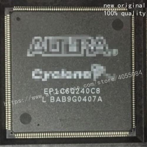3PCS 100% New Original EP1C6Q240 EP1C6 EP1C6Q240C8 FPGA Cyclone® Family 5980 Cells 275.03MHz 130nm Technology 1.5V 240-Pin PQF