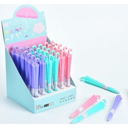 36pcs Mechanical Pencils Cartoon Umbrella Pen for writing Cute stationery Kawaii Gift office school supplies 0.5mm