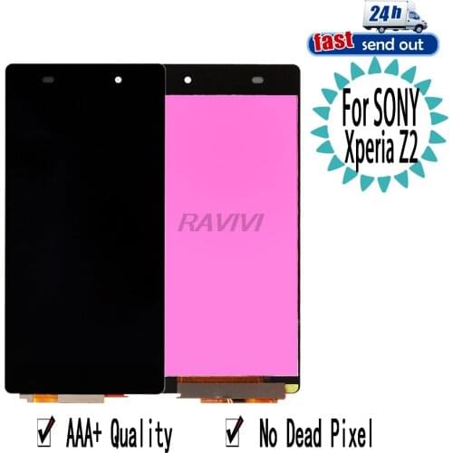 5.2" Z2 LCD For SONY Xperia Z2 LCD Display D6502 D6503 Touch Screen Digitizer Assembly Replacement For SONY Xperia Z2