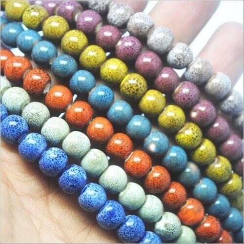80pcs New Spacer European Beads Charms bracelets making accessories 8mm DIY Jewelry Fittings and Findings hot porcelain beads