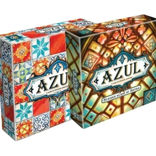English version of the color brick master AZUL tile story Summer Palace board game English brand toys