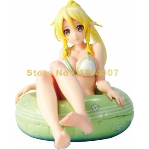 Anime Sword Art Online Fairy Leafa Sexy Swimsuit Pvc Action Figure Model Doll 12cm Toy