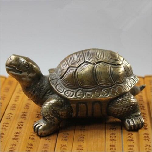 Shipping Chinese Style antique bronze copper black copper longevity turtle longevity peace copper wealth longevity