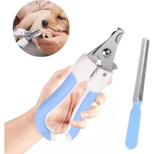 Pet Cat Dog Nail Clipper Cutter With Sickle Stainless Steel Grooming Scissors Clippers