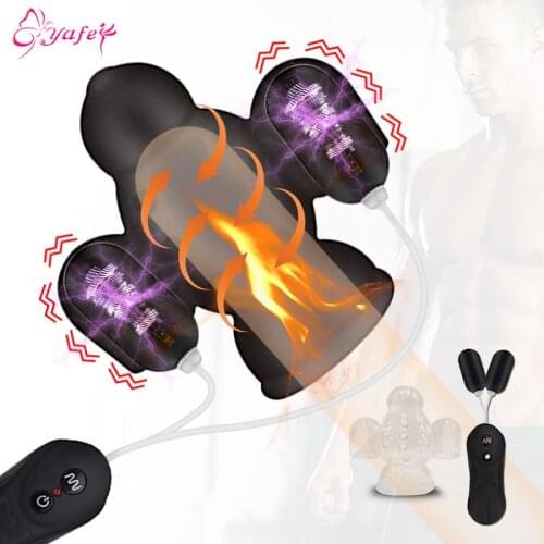 Glans Massager Male Vibrator Sex Toys 16 Speed Vibration Delay Ejaculation Lasting Trainer Masturbator Adult Erotic Sex Shop Toy