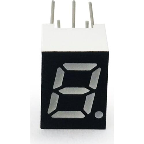 MCIGICM 100pcs 7 segment Common Anode 1 Bit digital Tube 0.28" 0.28in. Red LED Display 7 segmentos LED Digital tube