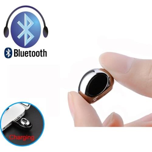Mini Bluetooth Headset Wireless Bluetooth Headset gold