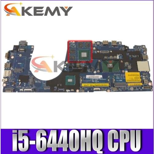 Original Laptop motherboard For DELL Precision 3520 i5-6440HQ CN-00C328 00C328 LA-E152P SR2FS N17M-Q3-A2 DDR4 Mainboard