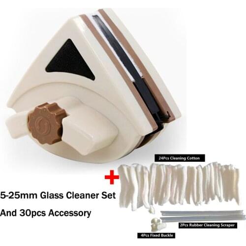 Window Washing Brush Window Wiper Cleaning Tool 5-25Mm Thicknes Magnetic Cleaner Glasses For Washing Windows Outside Tools