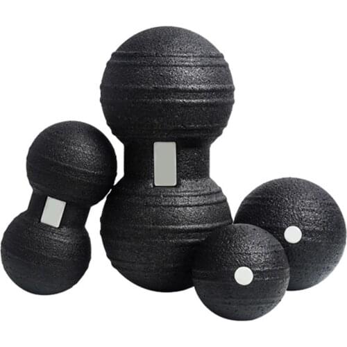 4PCS/1PCS Release Fitness Peanut Massage Ball Fascia Massager Roller Pilates Yoga Gym Relaxing Exercise Equipment Fitness Balls
