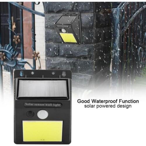 35COB Solar Powered Waterproof Wall Light Outdoor Human Body Motion Sensor Sconce Lamp Solar Power Light Outdoor