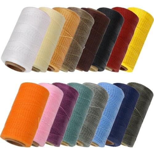 WITUSE Cheap! 18Colors 0.8mm Durable 260 Meters Leather Sewing Waxed Thread Cord For DIY Handicraft Tool Hand Stitching Thread