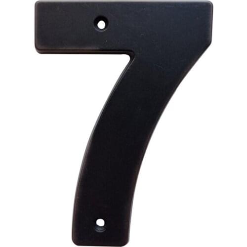 12cm Wide Area Modern House Number Door Home Address Numbers for House Number Digital Door Outdoor Sign Plates 5 Inch. #0-9 ORB