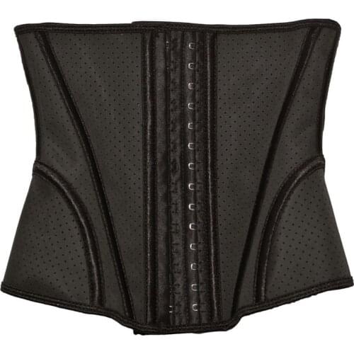 26cm Steel Boned Latex Corset Female Belly Control Corset and Bustier Everyday Underbust Waist Trainer Shapwear XXXS-XXXL