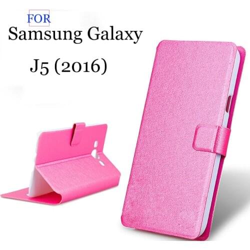 3 Styles) Luxury Flip PU Leather Case For Samsung Galaxy J5 2016 Case Stand Phone Cover For Samsung J5 2016 J510 J510F Coque