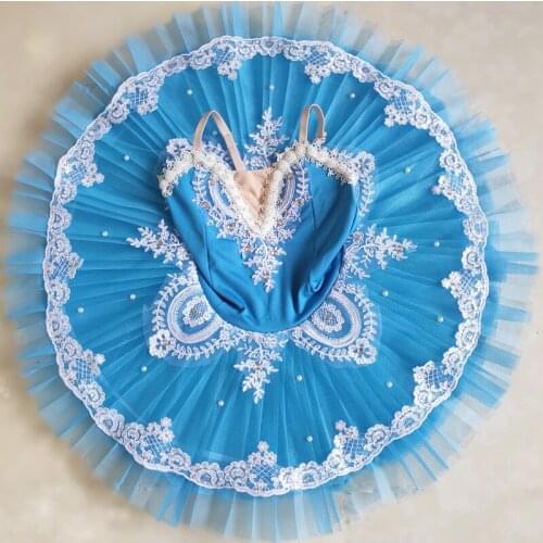 Blue Professional Ballerina Ballet Tutu Kids Girls Child Ballet Costumes For Girls Swan Lake Dance Costumes Clothes Ballet Dress
