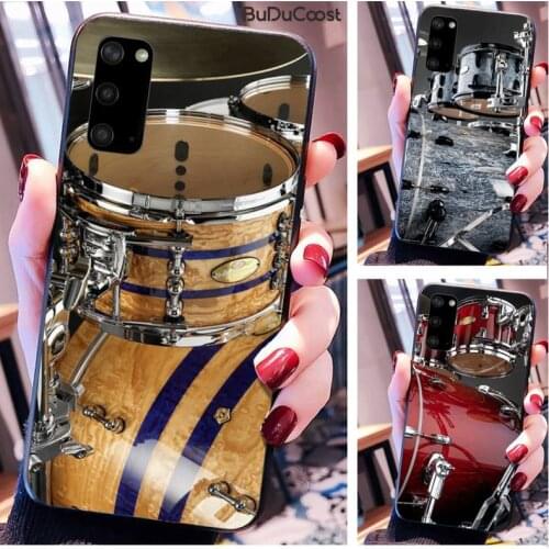 Reall Musical instrument drum Phone Case for Samsung Galaxy S10 Plus S10E S6 S7 edge S8 S9 Plus S10lite S20 Plus S20 Ultra
