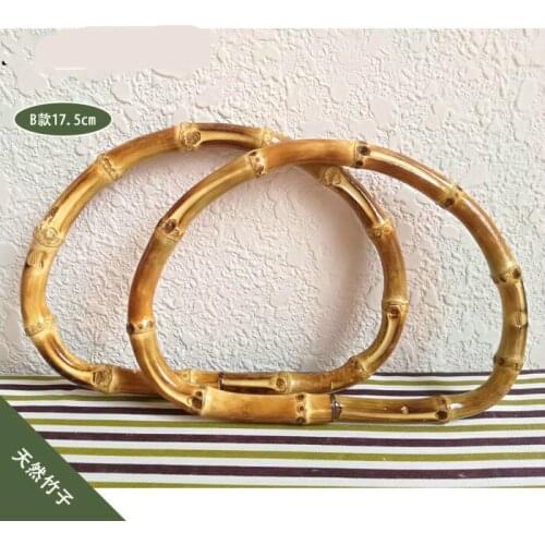 D Shape Bamboo Purse Frame Bag Handle Strap Accessories Hanger Fashion Obag Handles China Online Shop Diy Handbag Bamboo Handles