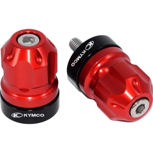 For KYMCO LIKE 150 180 200 agility 125 super dink 125 300 350 Motorcycle Accessories CNC Handlebar Grips Handle Bar Cap End Plug