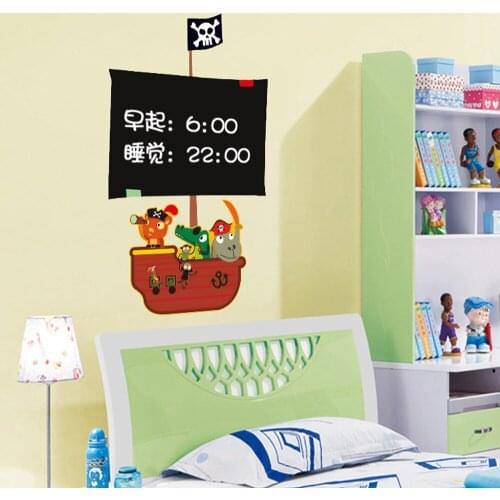 Creative stickers Blackboard pattern sticker wallpaper Household adornment wall stickers Decorated the childs bedroom NE012