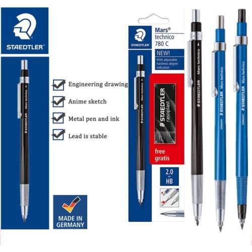 Germany STAEDTLER 780C Automatic Pencil Set 2.0mm Animation | Engineering | Drawing | Drawing Pen Writing