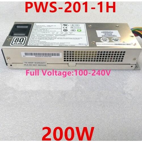 New Original PSU For Supermicro 1U 200W Power Supply PWS-201-1H SP202-1