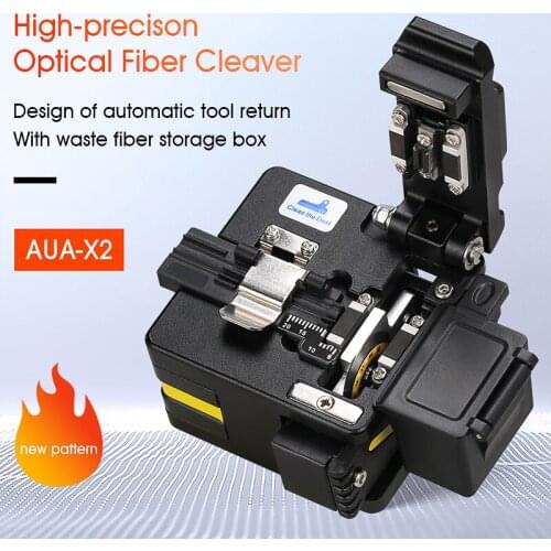 COMPTYCO New FTTH High Precision Cutting Tool AUA-X2 Optical Fiber Cleaver Cable Cutting Knife Fiber Cleaver