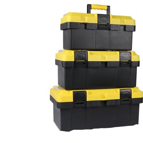 Organizer Storage Without Tool Toolbox ABS Plastic Portable Toolbox Anti-fall Hard Case Caixa Ferramenta Household Items EK50TB